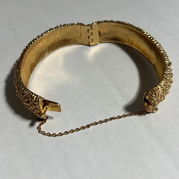 NAPIER || Round Studded Textured Bangle Bracelet. - Picture 4 of 9